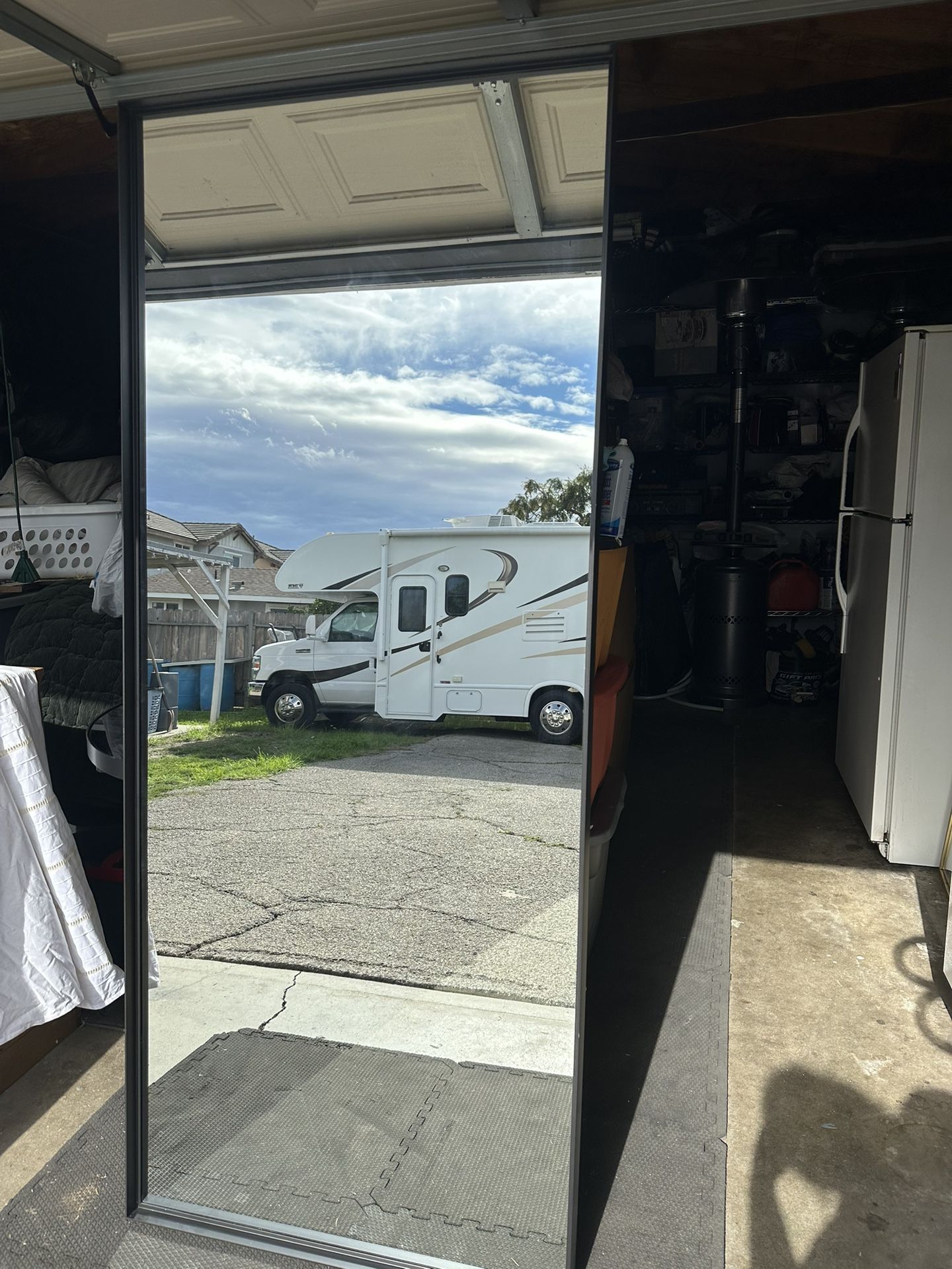 West Elm Deep Frame Thin Metal Floor Mirror