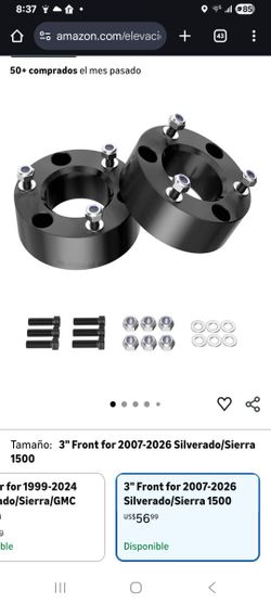 3" Front Spacers