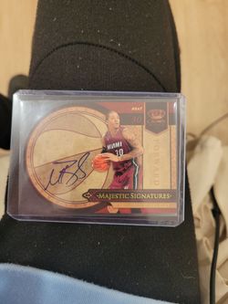 Michael Beasley Autographed Card