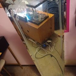 LONG GLASS MIRROR 40bucks NEED IT GONE ASAP FOR SUMMER CON MONEY