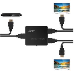 Aukey 2 Way HDMI Splitter HA-H01 Supports 1080p and 3D 