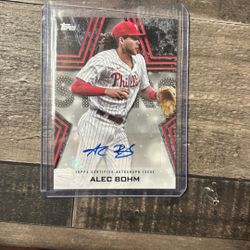 Alec Bohm Auto /199