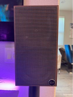 The Klipsch, The Fives in walnut