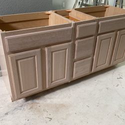 Bathroom Vanity 66”.   3 Pieces 