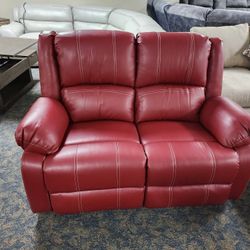 Real Leather Sofa Or Love Seat