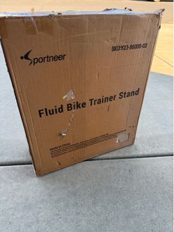 Fluid bike trainer stand