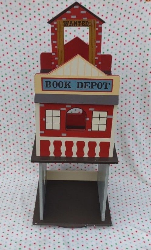 Levels Of Discovery Wild West Revolving Bookcase Kids Storage Bookcase