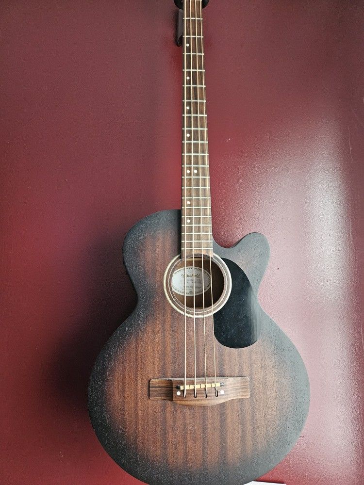 Mitchell Acoustic-Electric Bass Guitar
