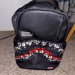 Spray ground backpack