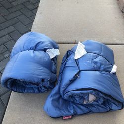 2 Coleman Sleeping bags - Camping