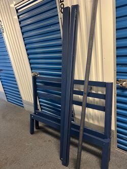 Metal twin bed frame
