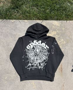 OG Web Sp5der Black and White Hoodie Adults Size Small