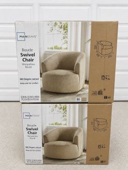 Mainstays Swivel Accent Chair, Taupe