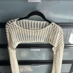 Cream Bolero Cardigan