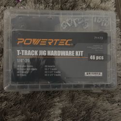 POWERTEC T-Track Jig Hardware Kit. 