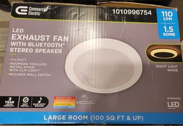 (NEW) 14 INCHES ROUND BATHROOM EXHAUST FAN .