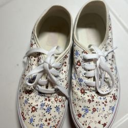 Girls Vans- Flower Print