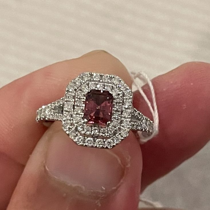 Tourmaline And Diamond Ring 