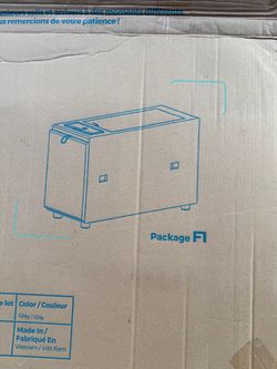 Grey Storage Cabinet in Box