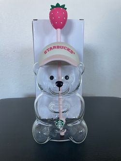Brand New Starbucks Pink Bearista Cold Cup