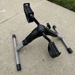 Stationary bike peddler collapsable