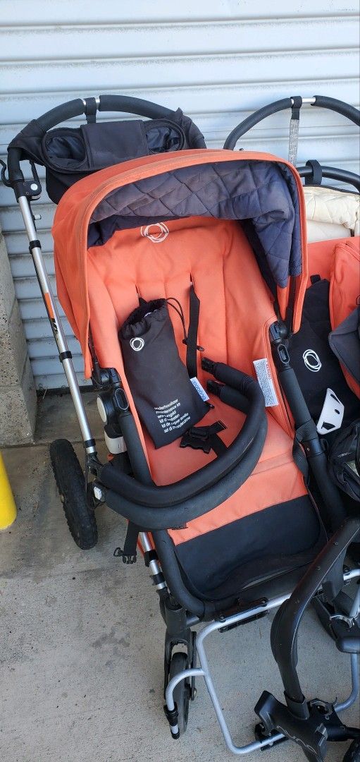 uppababy vista double pram UPPAbaby Vista V3 Double Stroller + Bassinet main image 1