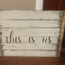 Wood Sign 