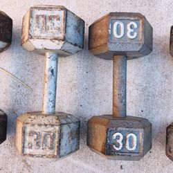 30 Lb Dumbbell Set