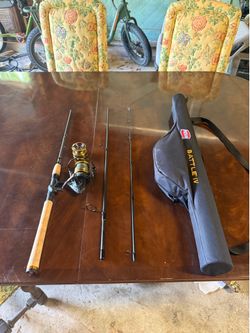 🎣 Battlefish 4000 Travel Rod & Reel Combo – 3-Piece + Extra Spool – Lightly Used – $150 OBO 🎣