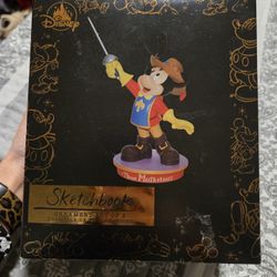 Disney Sketchbook The Three Musketeers Mickey Ornament