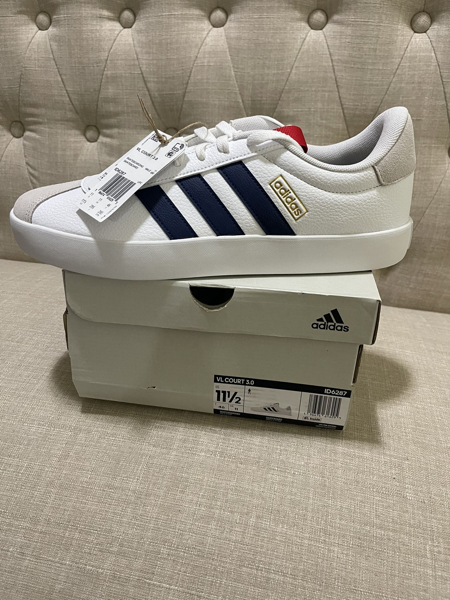 Adidas- VL COURT 3.0 Size 11.5 Brand New In Box 