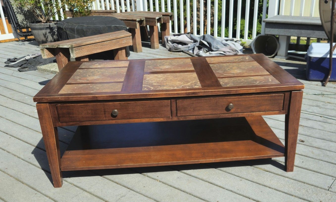Marble Top Coffee Table
