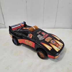 1996 Jingle All The Way Movie Time Racer Turbo Man Car Union 76 Works Fine With Batteries Included 