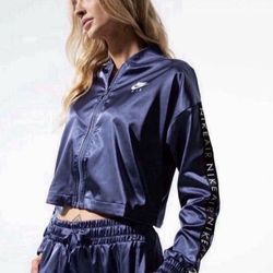 Nike Track Air Women's Satin Track Jacket Size Large