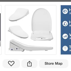 HD-7500 Electric Bidet Seat for Elongated Toilets in White