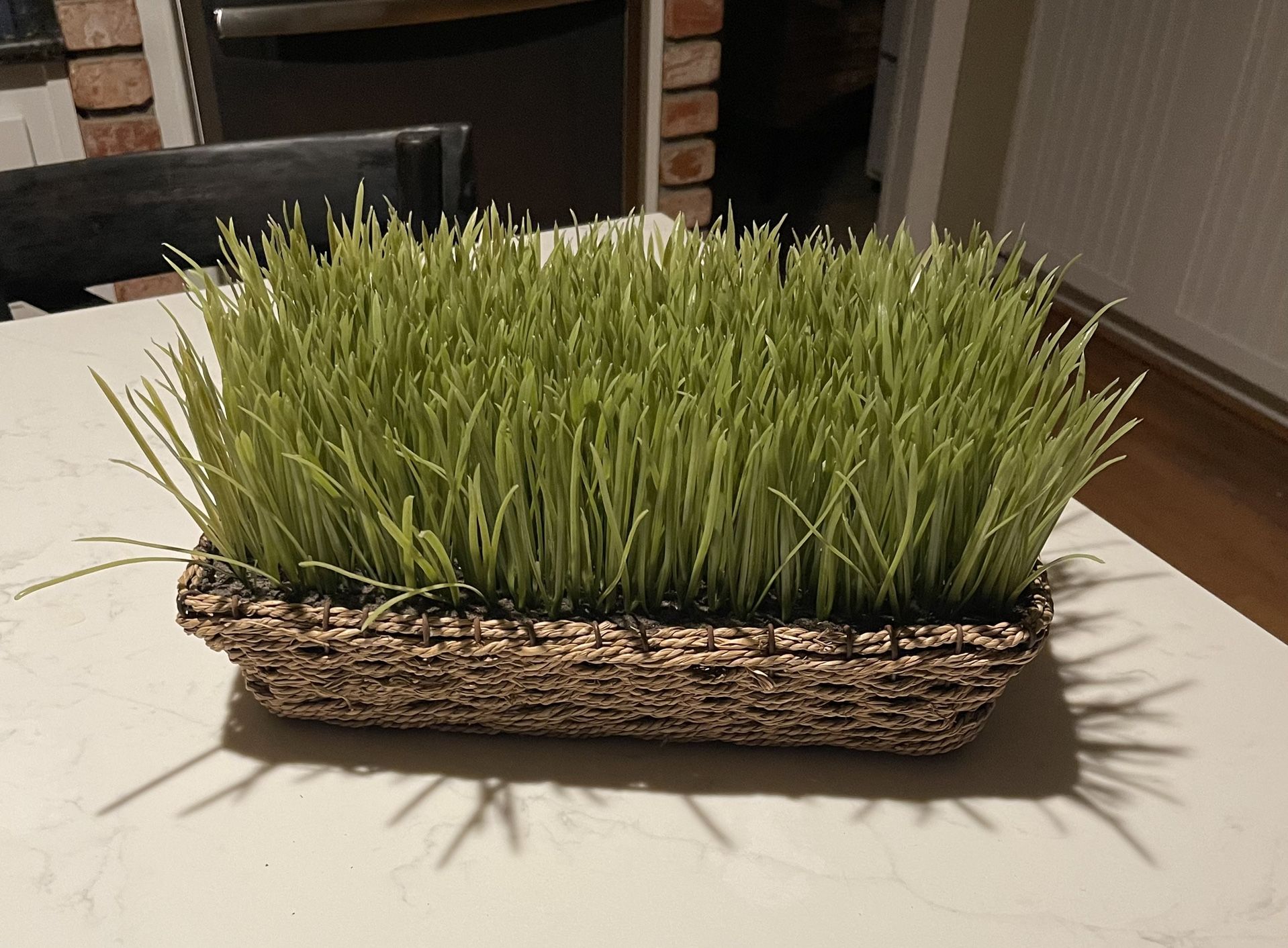 Faux Grass Arrangement