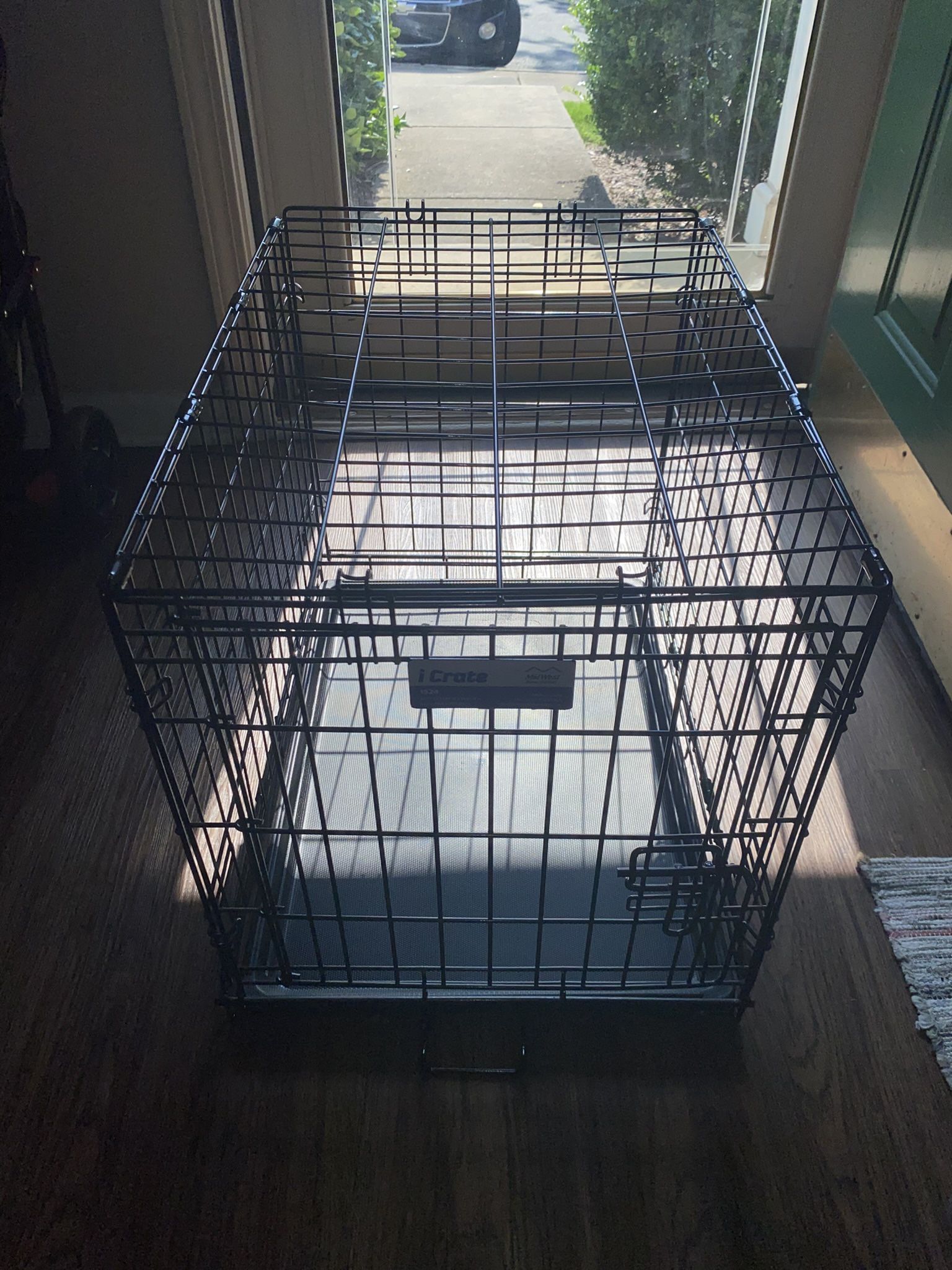 iCrate Folding Dog Crate – 22"