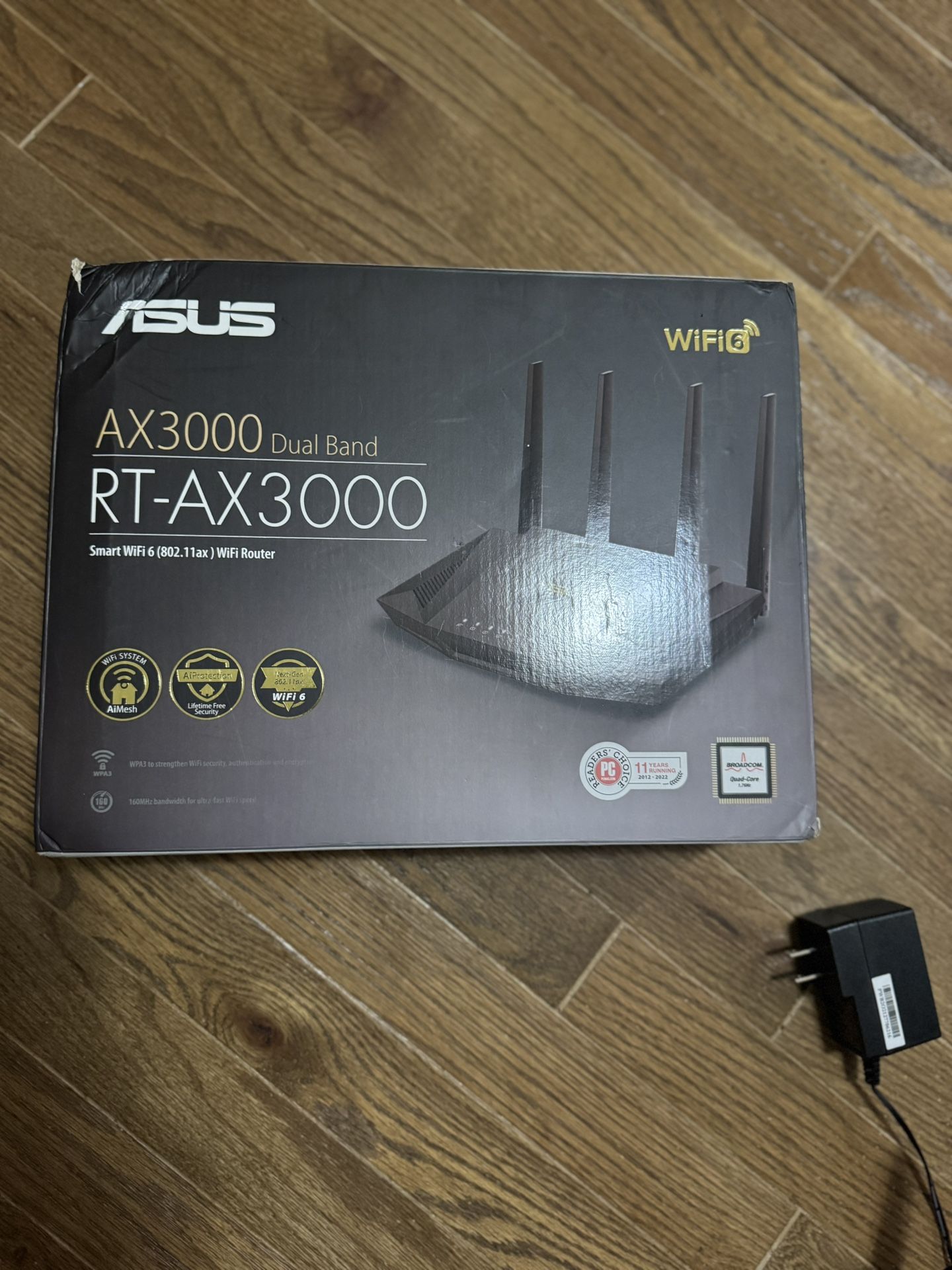 ASUS RT-AX3000 v2 dual band WiFi 6 Router
