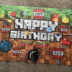 Minecraft Party Decorations 
