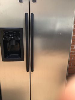 Ge Stainless Steel Side By Side Frig