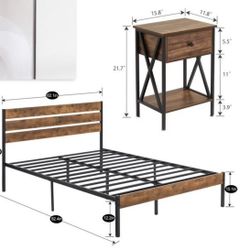 Alicia Still Platform 3 Piece Bedroom Set 