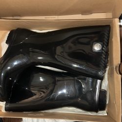brand new ugg black rain boots 