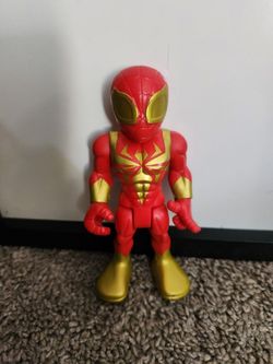 Marvel Super Hero Adventures Iron Spider toy action figure Hasbro 2018