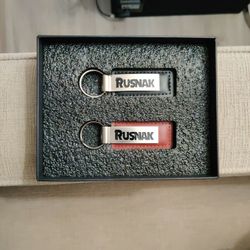 Brand New Rusnak Audi Keychain 