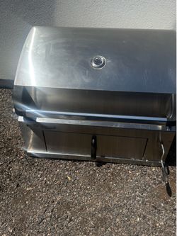 Turbo Charcoal 32 Inch Built-In Stainless Steel Grill