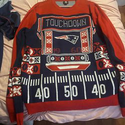 Patriots Sweater And Jersey 