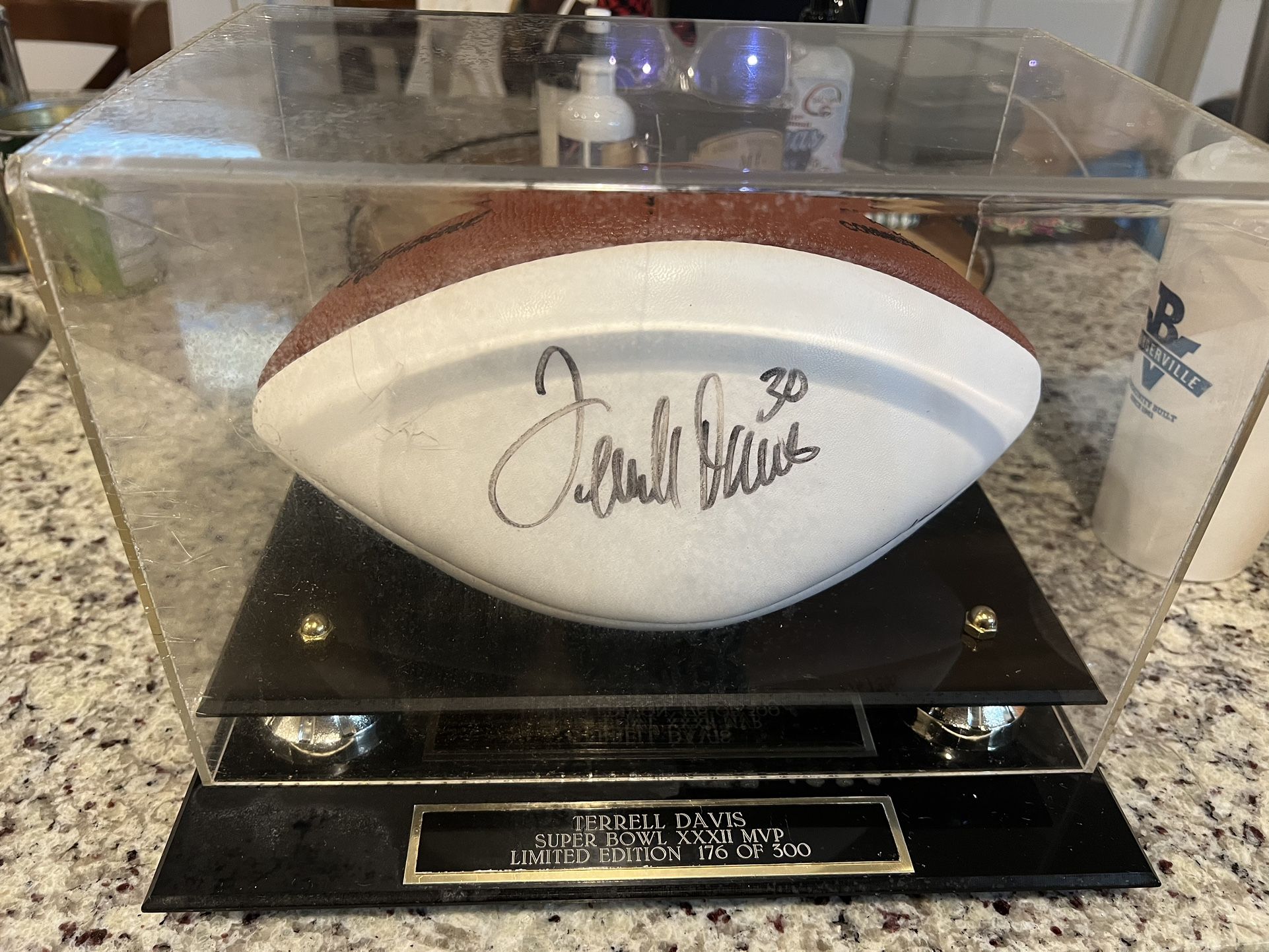 Terrell Davis - Signed Football 