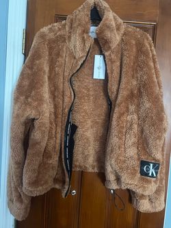 Calvin Klein Jeans Teddy Faux Fur Jacket