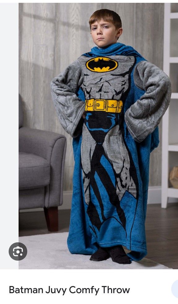 BATMAN KIDS SNUGGIE..... CHECK OUT MY PAGE FOR MORE ITEMS