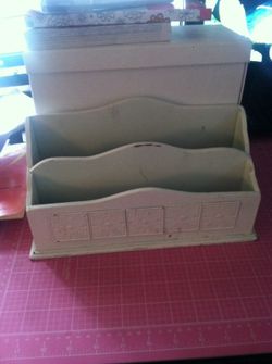 Shabby chic mail sorter